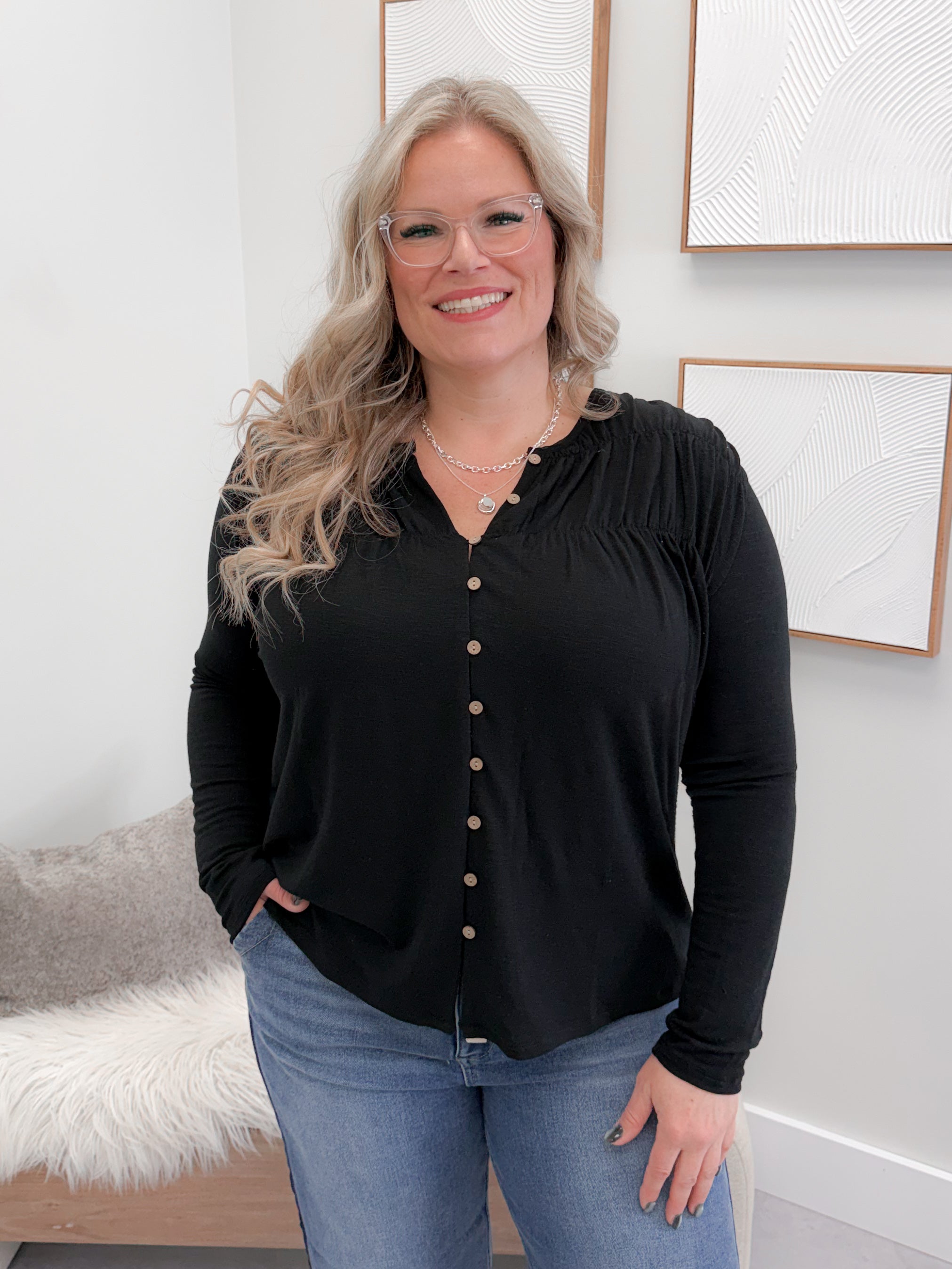 Tru Long Sleeve in Black