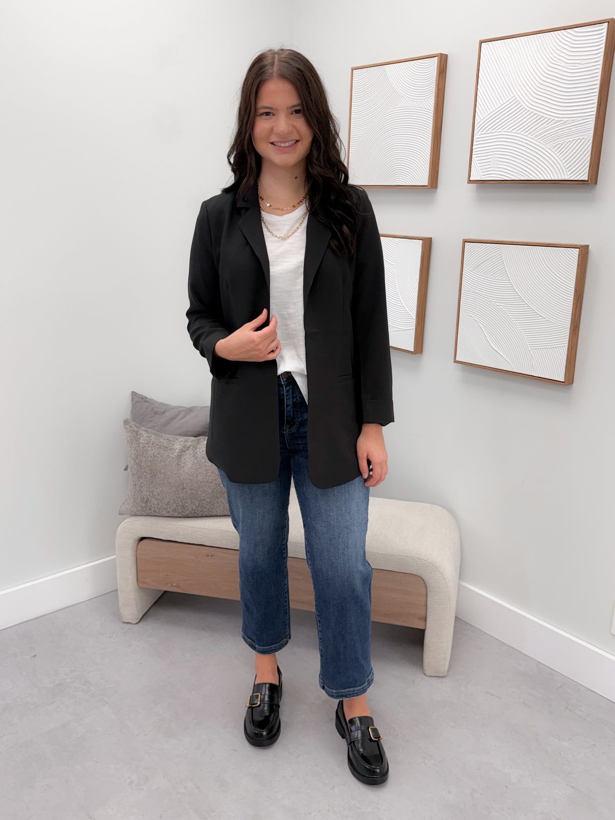 Leigh Blazer in Black