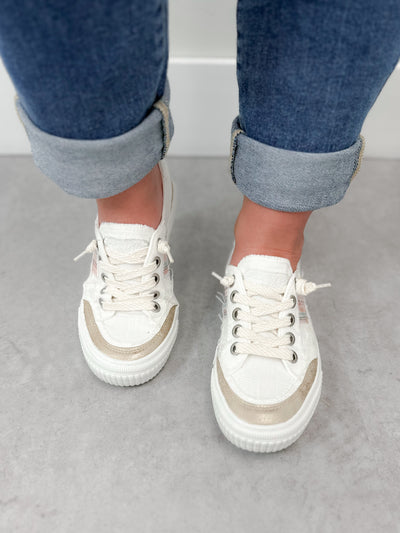 Alex Sneaker in Linen White