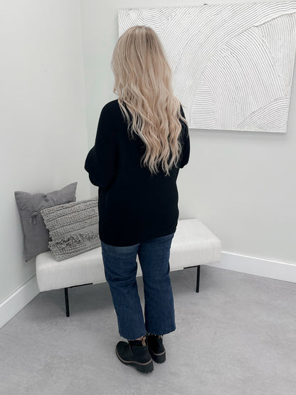 1129 Sweater in  Black by Twenty Nine The Label