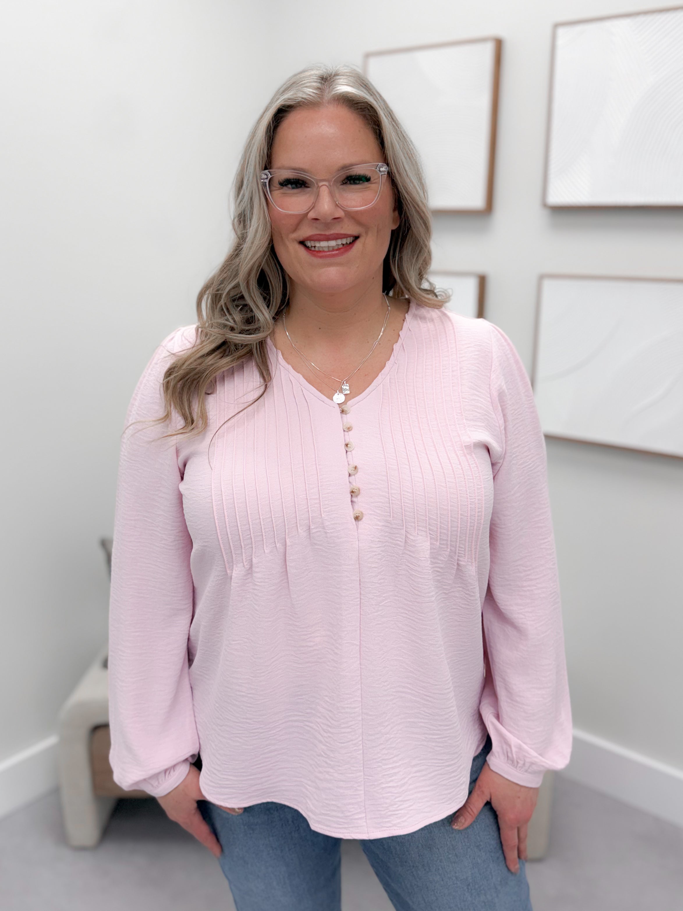 Unity Blouse in Peony