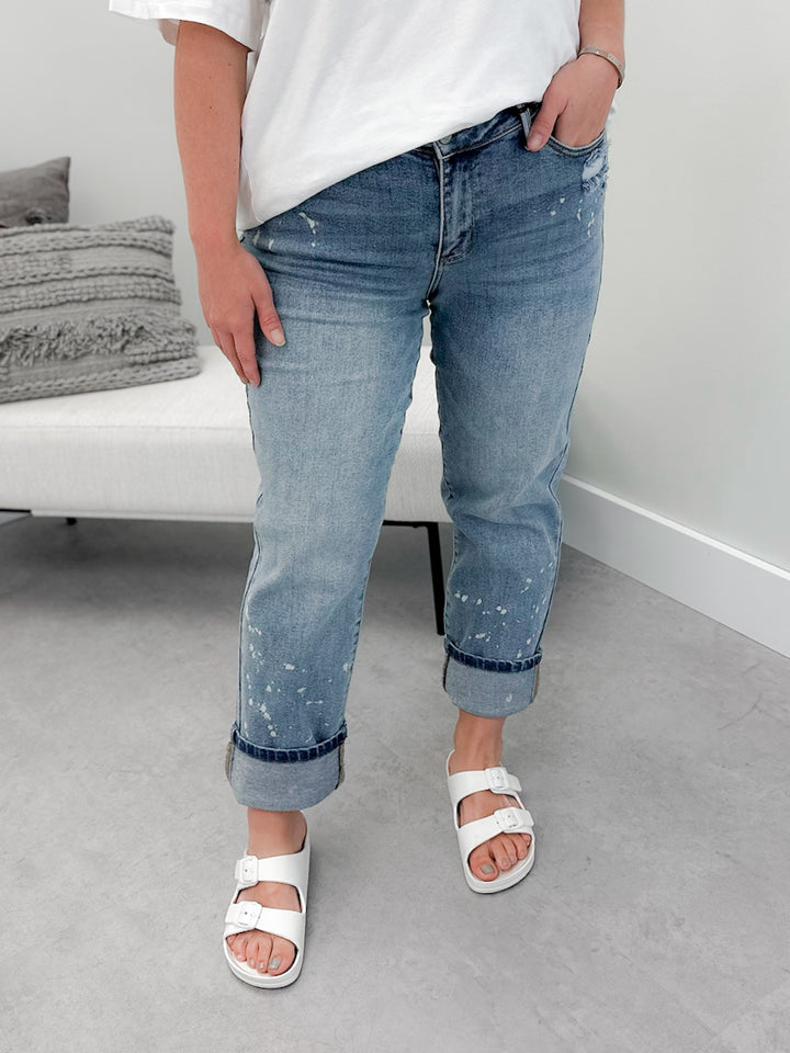 Painter Boyfriend Jeans by Judy Blue