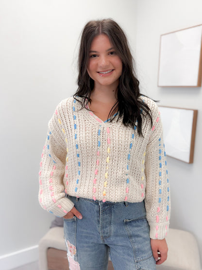 Phoebe Sweater in Cream