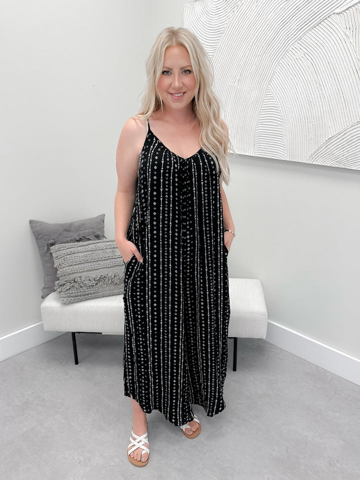 Lou Romper in Black