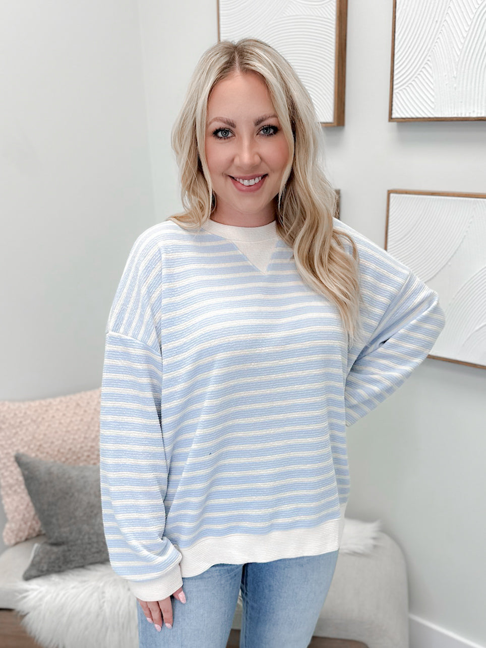 Newport Long Sleeve in Sky Blue