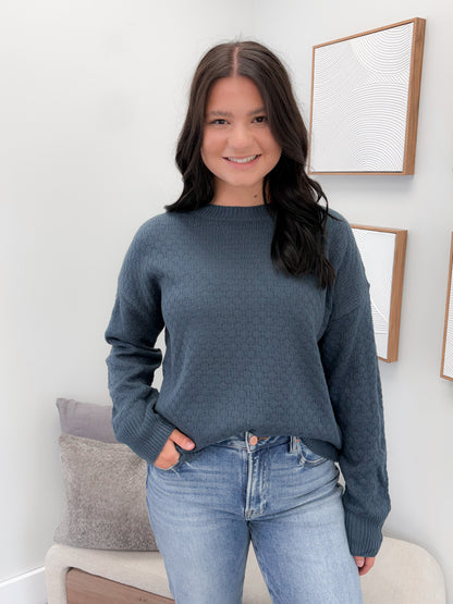 Gianna Sweater in Teal