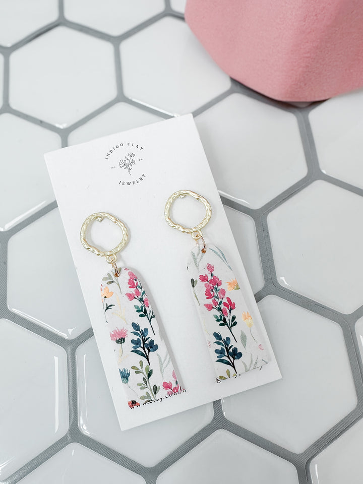 Emily Floral Dangles
