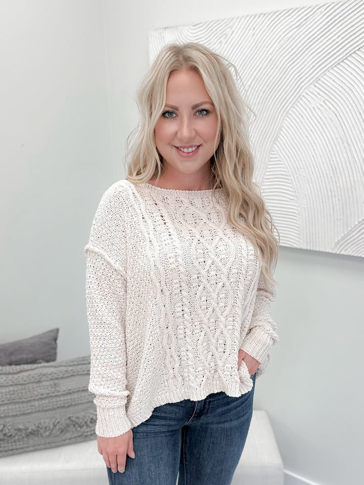 Jace Sweater In Ivory