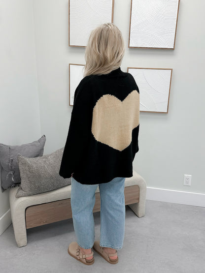 Oversized Cardigan in Forever Yours by Ampersand Ave