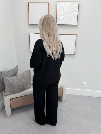 Sallie Wave Set in Black