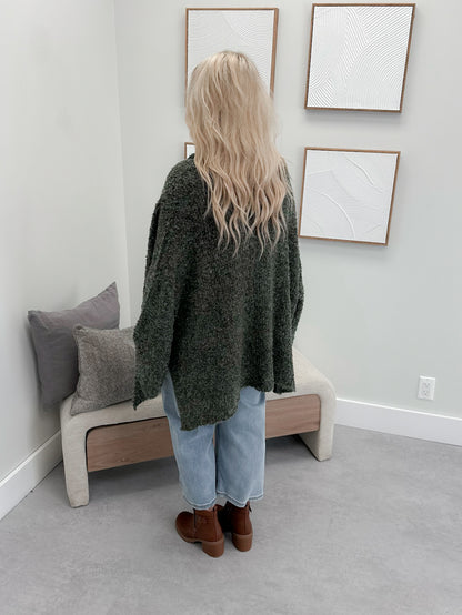Birch Cardigan in Olive