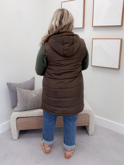 609 Vest in Chocolate by Twenty Nine The Label