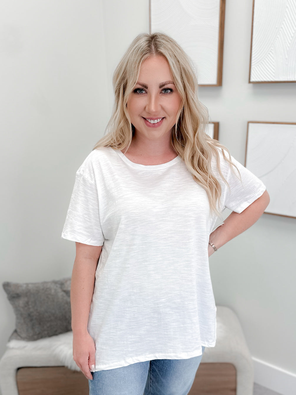 209 Tee in White by Twenty Nine The Label