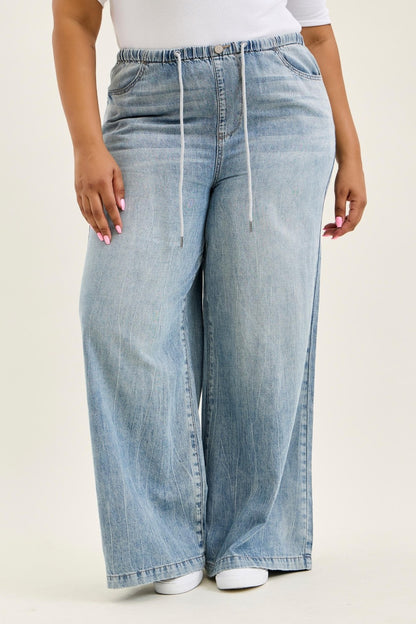 Ophelia Palazzo Fit Jeans by Judy Blue