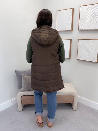 609 Vest in Chocolate by Twenty Nine The Label