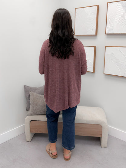 Ethel Long Sleeve in Mauve
