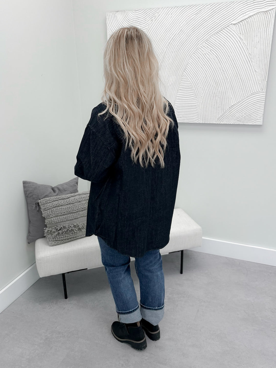 Garner Denim Jacket in Dark Wash