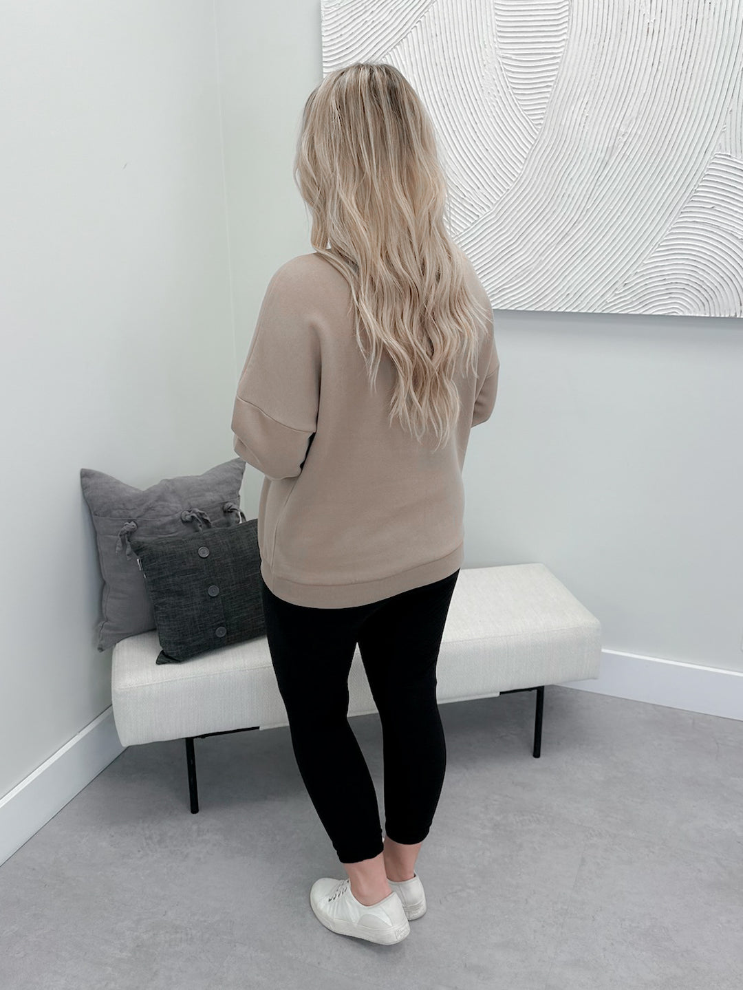 Joyful Greetings Pullover in Fawn