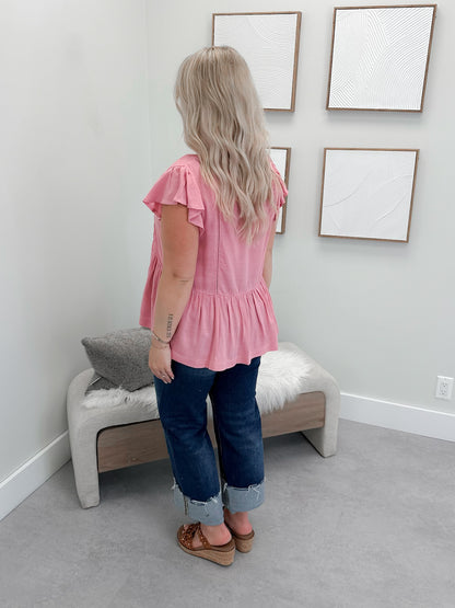 Rayna Blouse in Rose