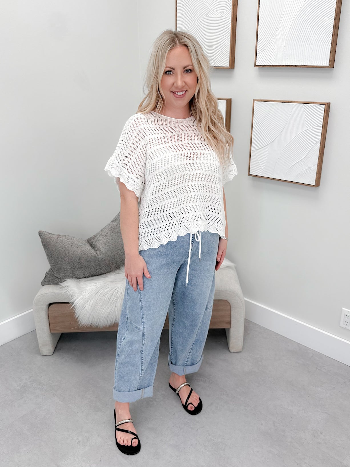 Alba Sweater in Cloud