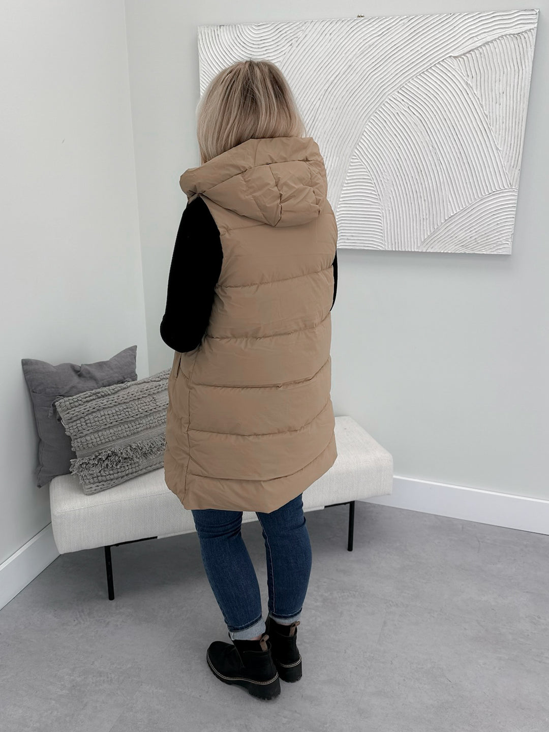 Timber Vest in Camel