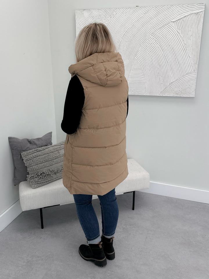 Timber Vest in Camel