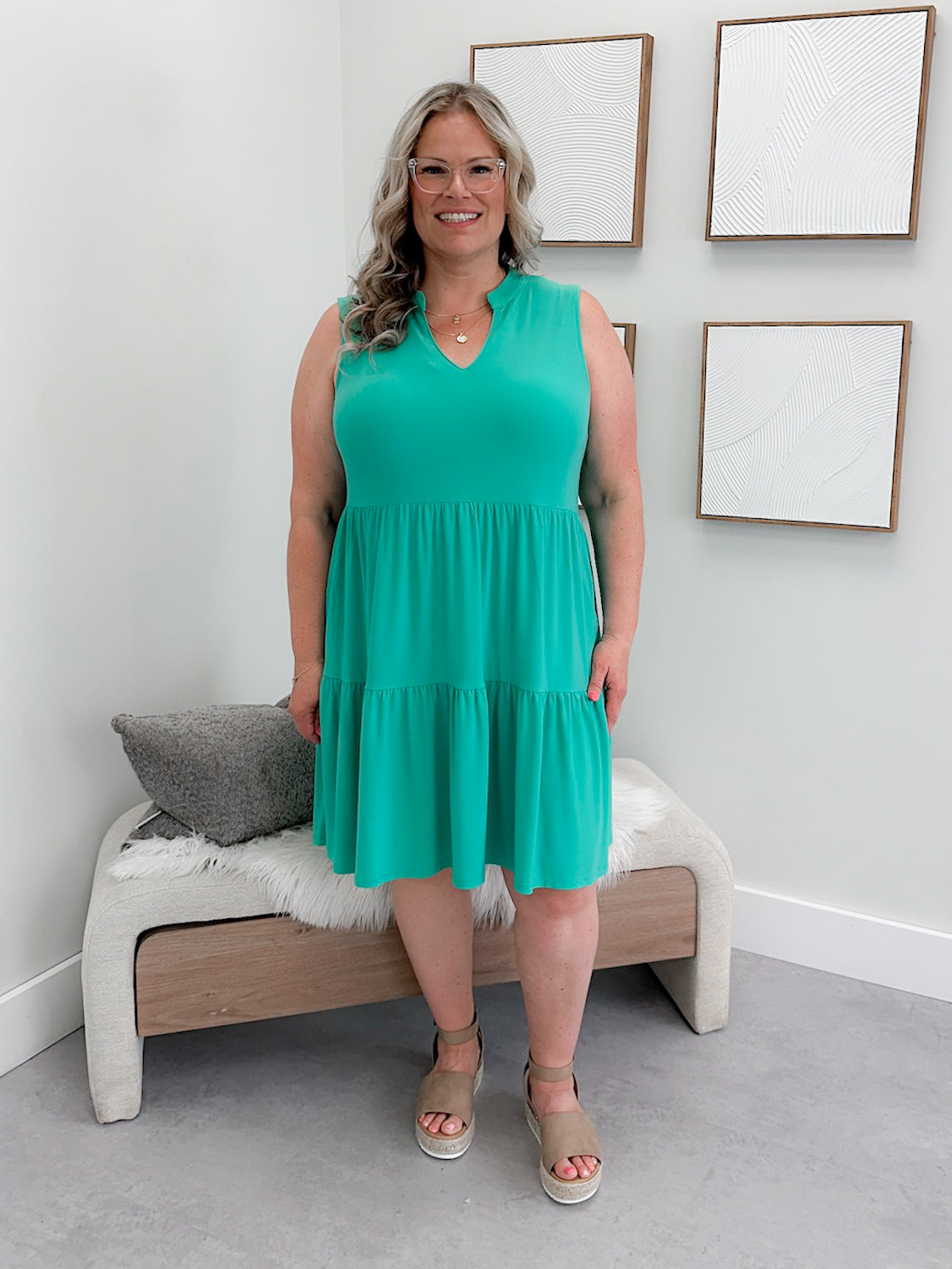 Sunkissed Dress in Emerald