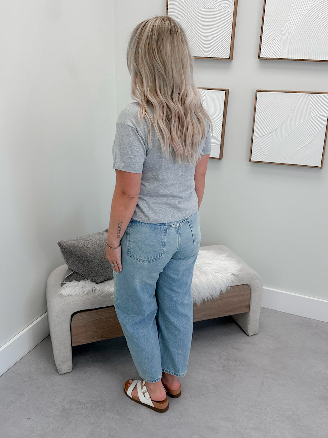 Open Road Tee in Heather Grey