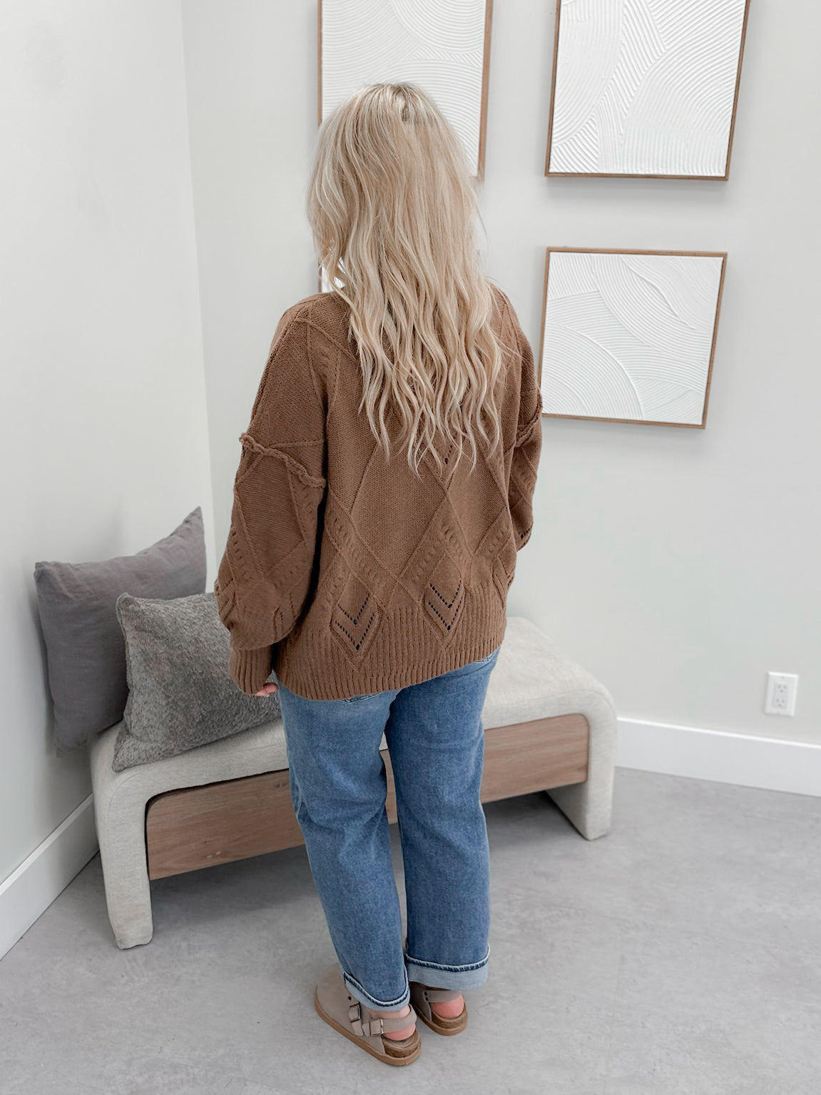 Willow Cardigan in Mocha
