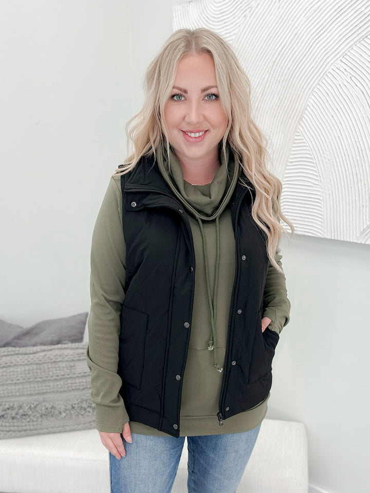 Fallon Vest in Black