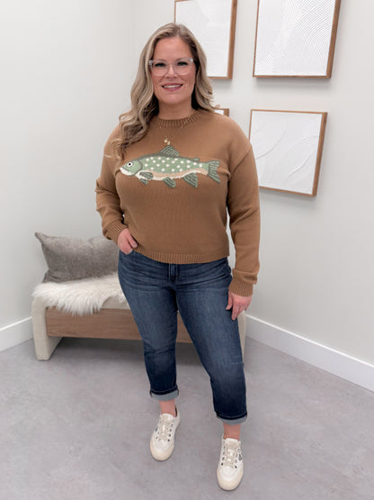 Trout Sweater in Mocha