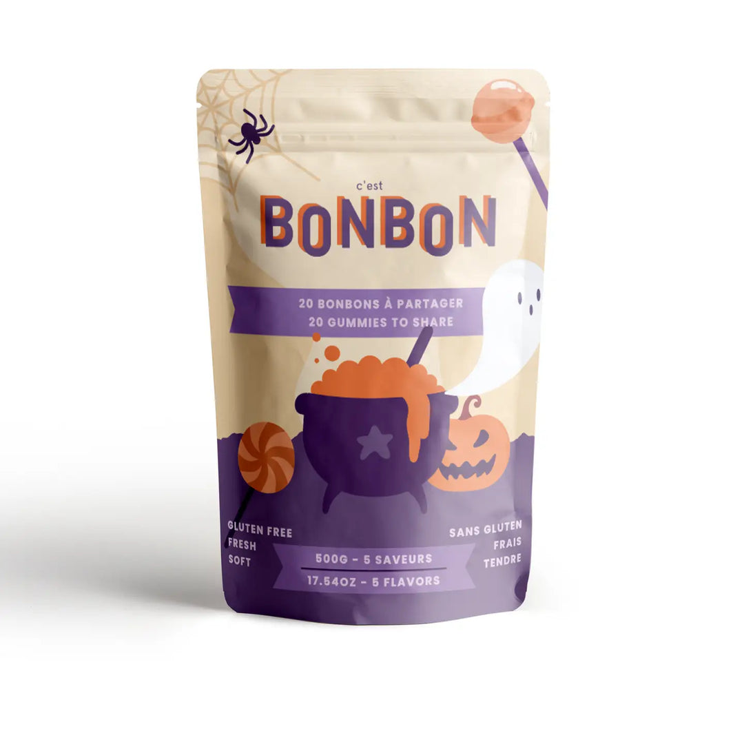 5 Flavor Halloween Assorted Gummy Packs
