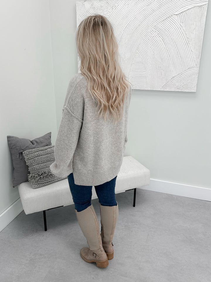 Fairytale Pumpkin Sweater in Greige