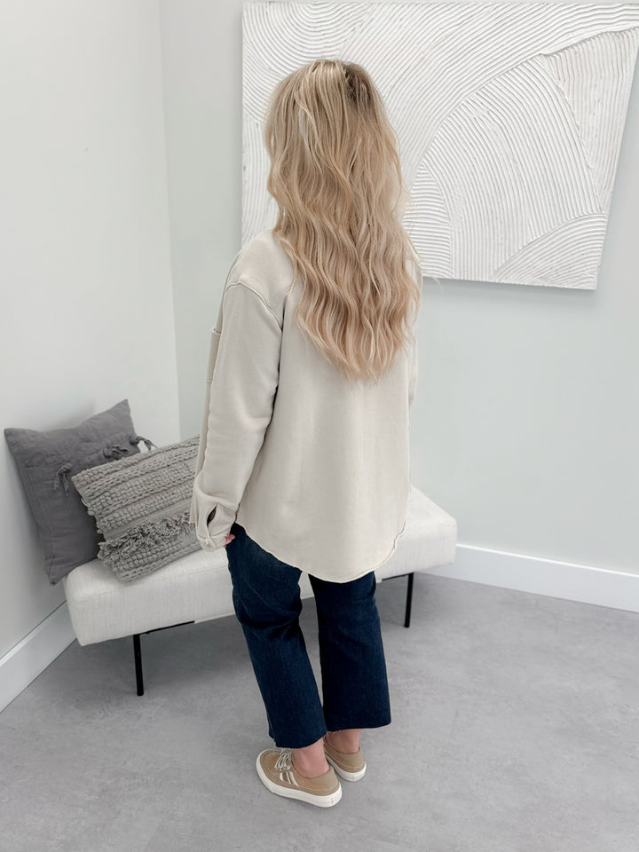 Radley Shacket in Wheat