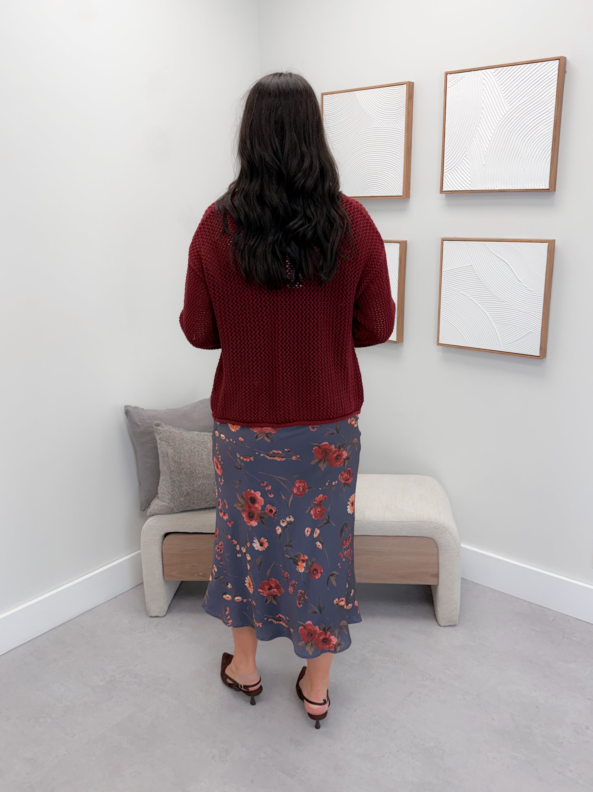 Flora Skirt in Midnight