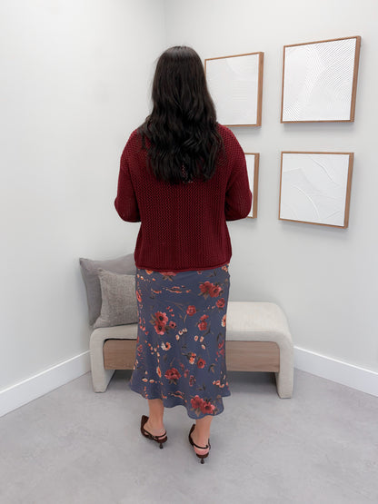 Flora Skirt in Midnight