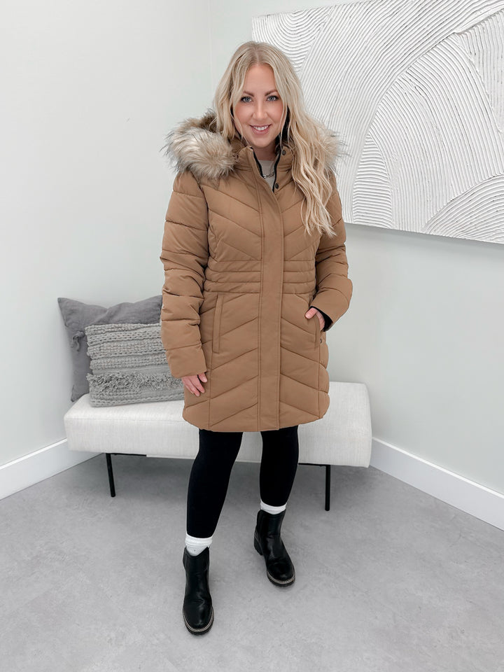 Whistler Chevron Parka in Bronze