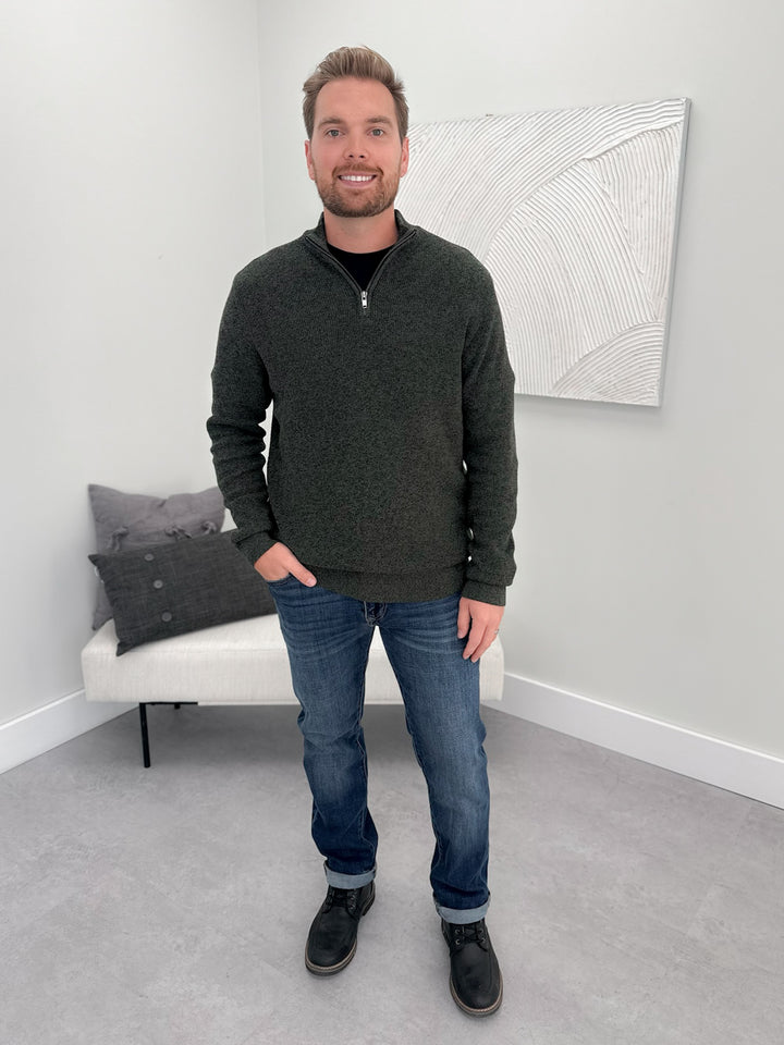 Mens Rayden Sweater in Green