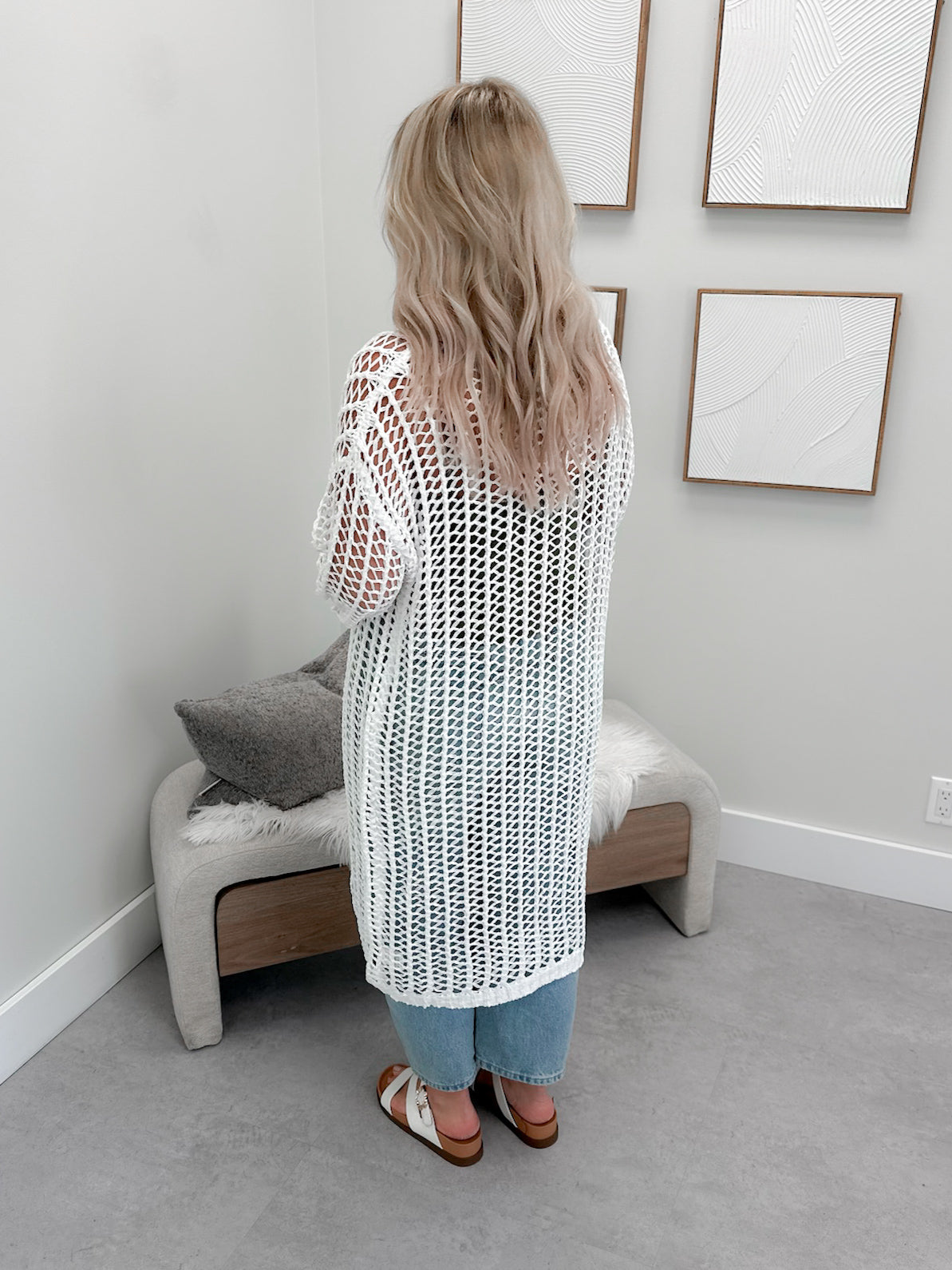 Rasha Cardigan in Cloud