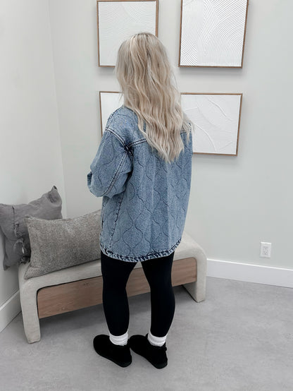 Malone Quilted Denim Jacket