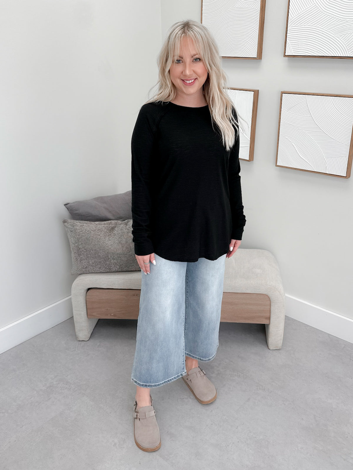 Amalia Long Sleeve in Black