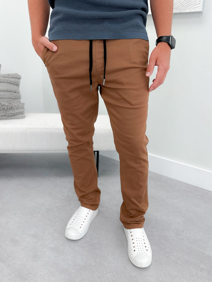 Mens Booker Joggers in Coffee