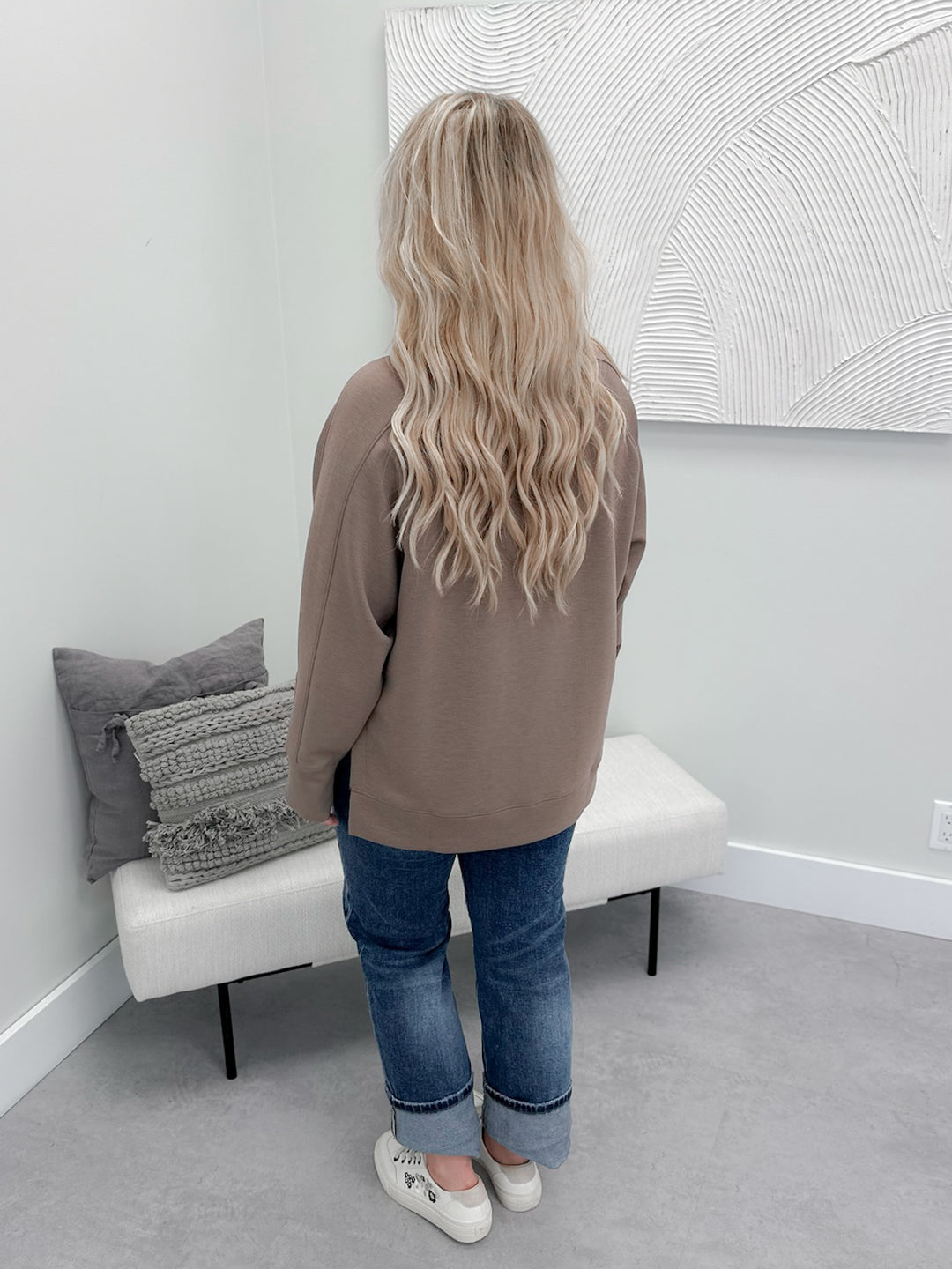 Willow Pullover in Cocoa