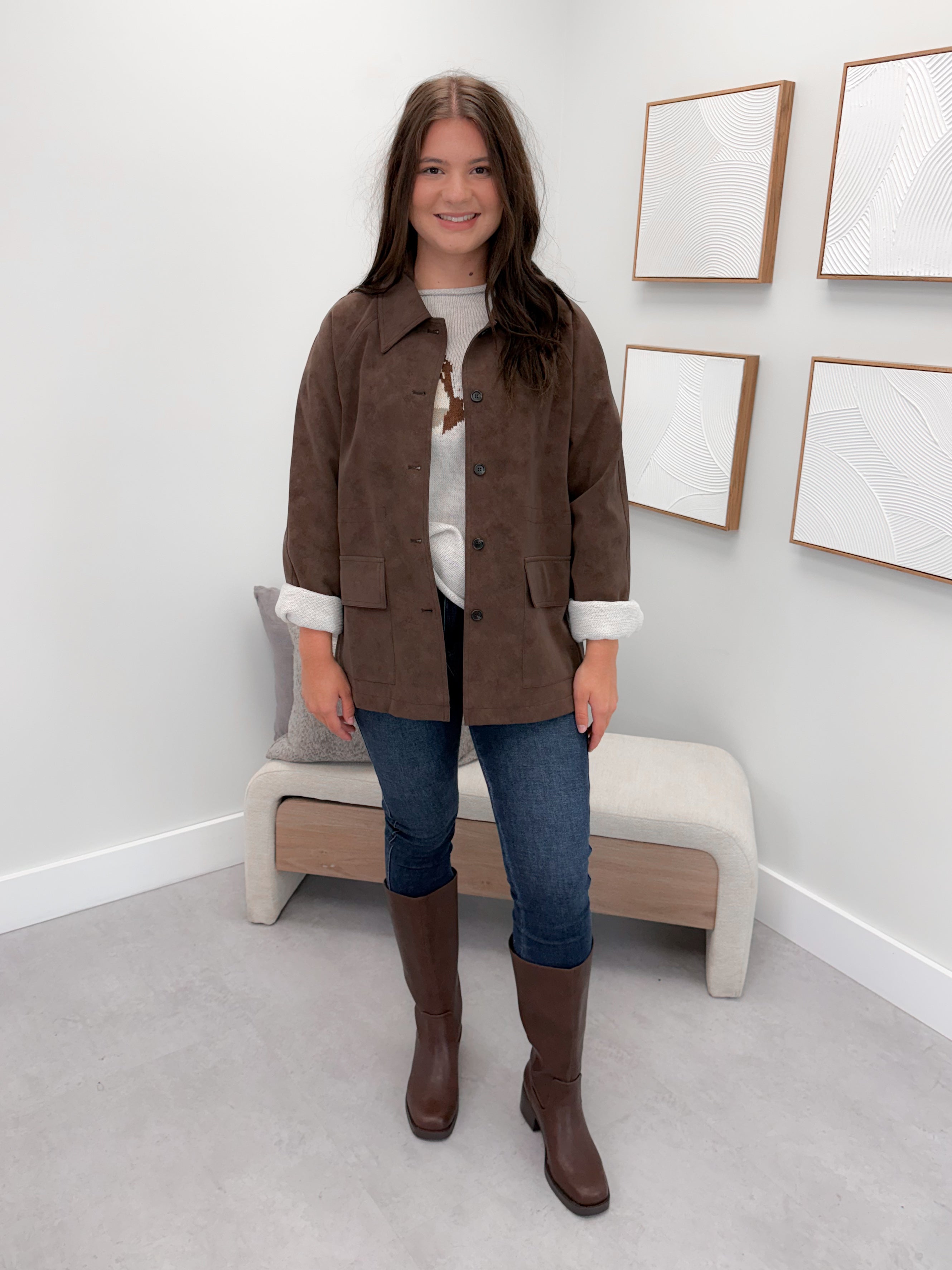 Cedar Jacket in Chocolate