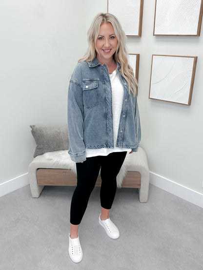 Roxie Shacket in Dark Acid