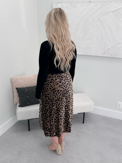 Blaze Leopard Skirt