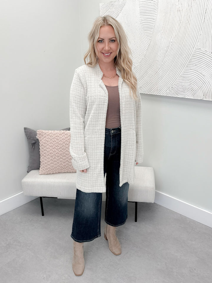 Sonnett Coatigan in Taupe Glimmer