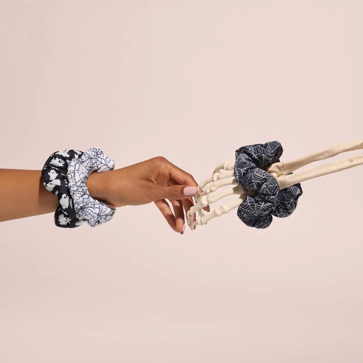 Spiderweb Cloud Scrunchies 3 PC Set