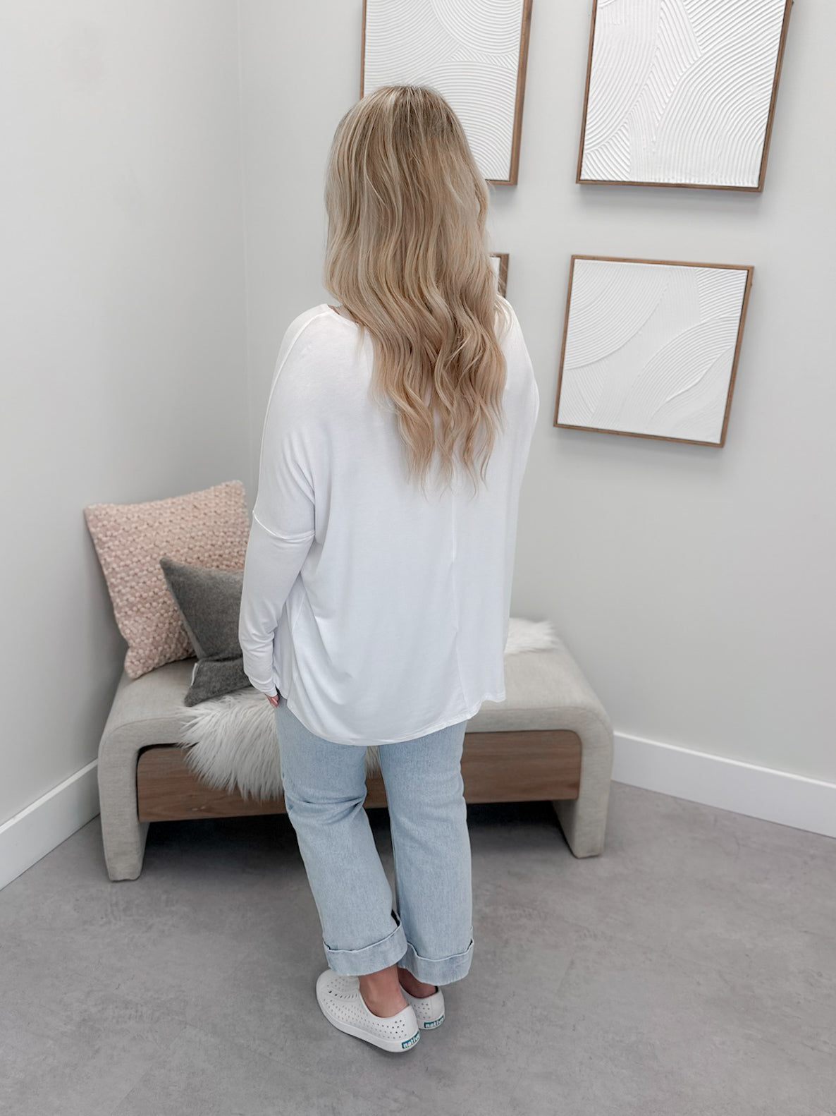 906 Long Sleeve by Twenty Nine The Label in White