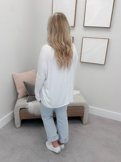906 Long Sleeve by Twenty Nine The Label in White